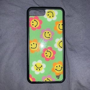Wildflower Smiley Face Phone Case